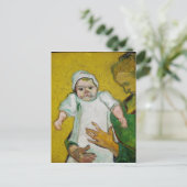 Madame Roulin mit Baby von Vincent Van Gogh Postkarte (Stehend Vorderseite)