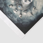 Madame Skull, Gotische Königin der Knochen Seidenpapier (Ausschnitt)