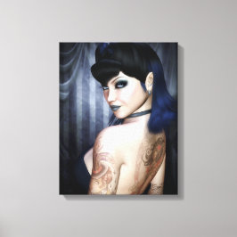 Madame Sophie Vampire Queen Wrapped Canvas Print Leinwanddruck