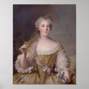 Madame Sophie von Frankreich - Jean-Marc Nattier Poster