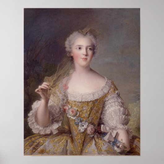 Madame Sophie von Frankreich - Jean-Marc Nattier Poster (Vorne)