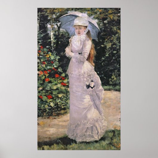 Madame Valtesse de la Bigne, 1889 Poster (Vorne)