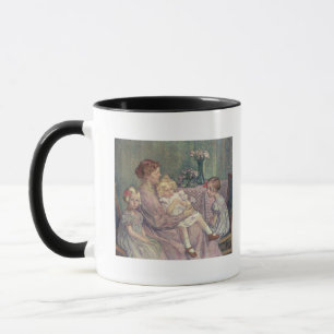 Madame van de Velde und ihr Children, 1903 Tasse