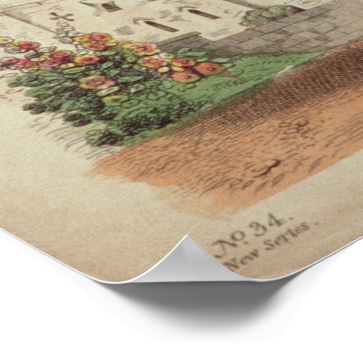 Madame Vestris Poster (Ecke)