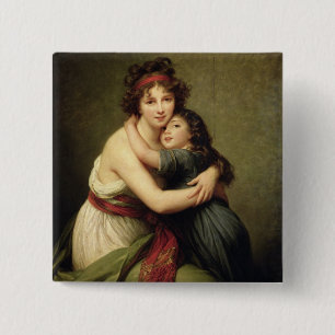 Madame Vigee-Lebrun und ihre Tochter Button