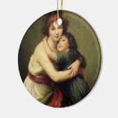 Madame Vigee-Lebrun und ihre Tochter Keramikornament (Links)