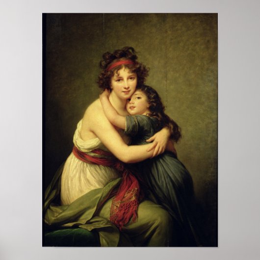 Madame Vigee-Lebrun und ihre Tochter Poster (Vorne)