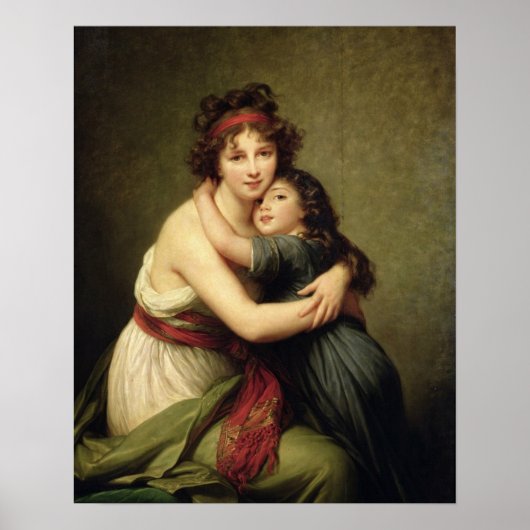Madame Vigee-Lebrun und ihre Tochter Poster (Vorne)