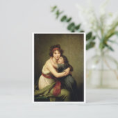 Madame Vigee-Lebrun und ihre Tochter Postkarte (Stehend Vorderseite)