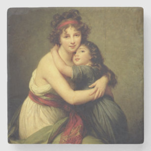 Madame Vigee-Lebrun und ihre Tochter Steinuntersetzer