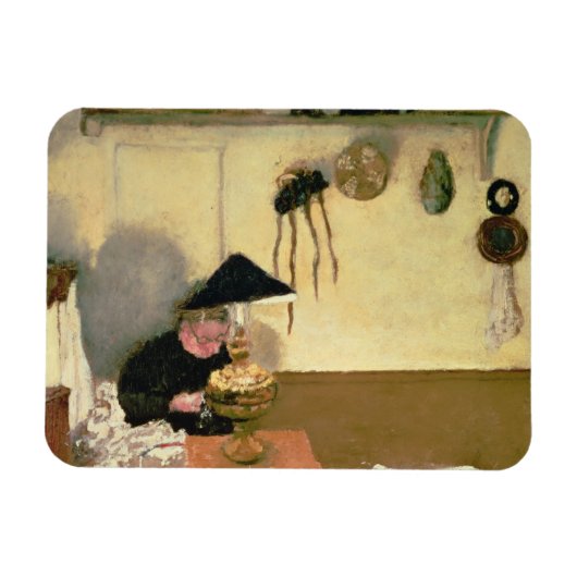 Madame Vuillard Nähen Magnet (Horizontal)
