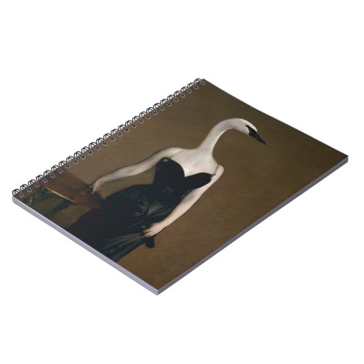 Madame X hat ein Swanlike-Neck-Notebook Notizblock (Linke Seite)