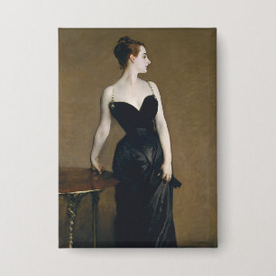 Madame X Porträt von John Singer Sargent Button