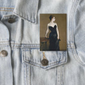 Madame X Porträt von John Singer Sargent Button (Insitu)
