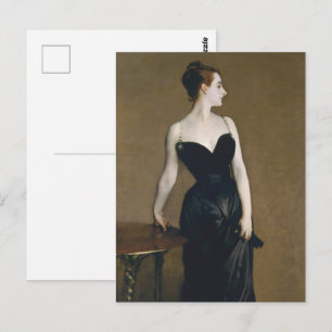 Madame X Porträt von John Singer Sargent Postkarte