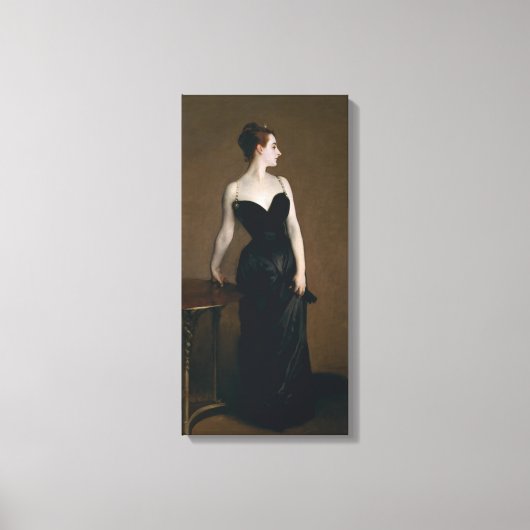 Madame X von John Singer Sargent Leinwanddruck (Vorderseite)