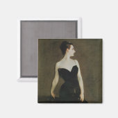 Madame X von John Singer Sargent Magnet (Vorderseite/Rückseite)