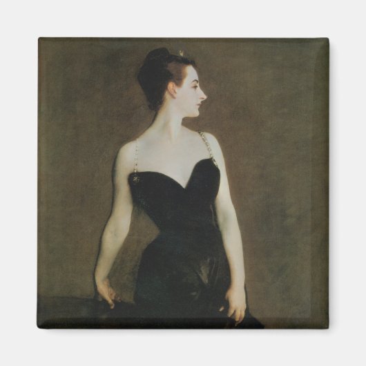 Madame X von John Singer Sargent Magnet (Vorne)