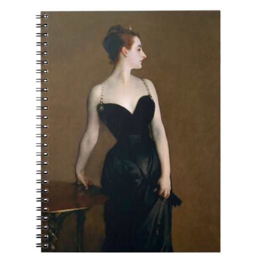 Madame X von John Singer Sargent Notizblock (Vorderseite)
