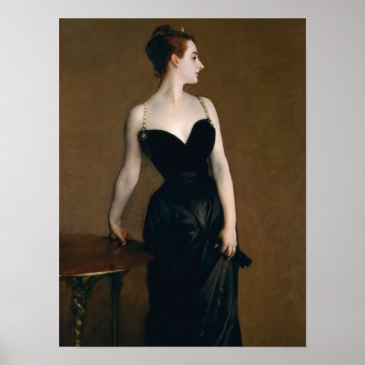 Madame X von John Singer Sargent Poster (Vorne)
