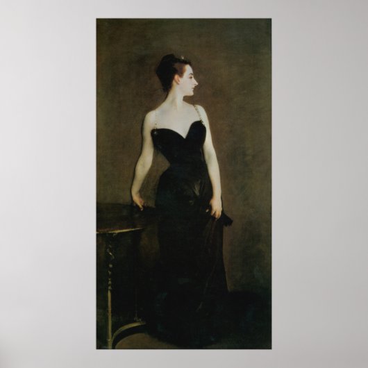Madame X von John Singer Sargent Poster (Vorne)