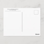 Madame X von John Singer Sargent Postkarte (Rückseite)