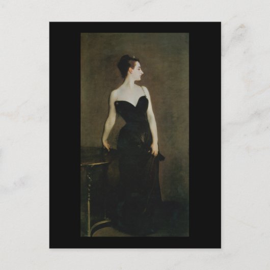 Madame X von John Singer Sargent Postkarte (Vorderseite)