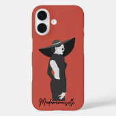 Madamemoiselle Illustration - Rot Case-Mate iPhone Hülle (Rückseite)