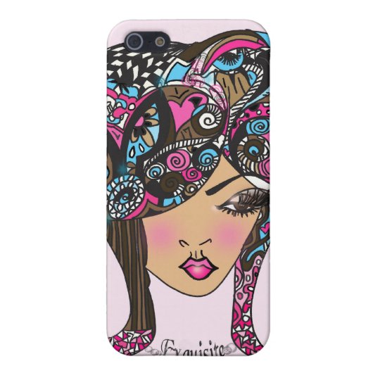 Madamoiselle Mimi Le Exquisite Girlie iPhone 4 iPhone Hülle (Hinten)