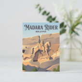 Madara Reiter Bulgarien Postkarte (Stehend Vorderseite)