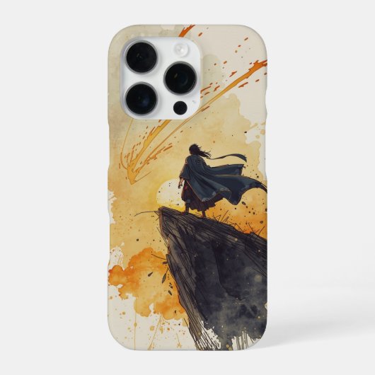 Madara Uchiha – Kinematisches Aquarell iPhone Hülle (Rückseite)