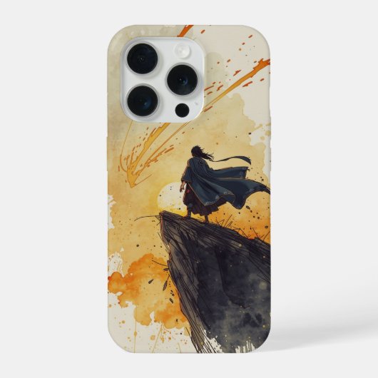 Madara Uchiha – Kinematisches Aquarell iPhone Hülle (Rückseite)