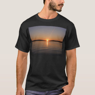 Madawaska See-Sonnenuntergang Maine T-Shirt