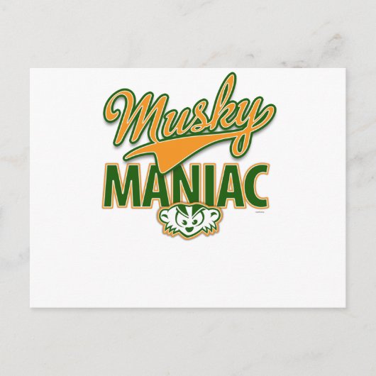 MadBadger MUSKY Postkarte (Vorderseite)
