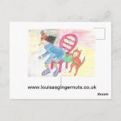 MadCatWoman & WhoopeeCushionCat Nr.2 Postkarte (Rückseite)