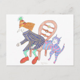 MadCatWoman & WhoopeeCushionCat Nr.2 Postkarte