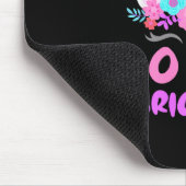 Mädchen 100. Schultag des Schullichters Mousepad (Ecke)