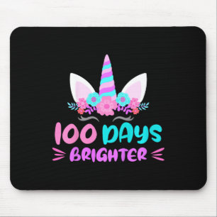 Mädchen 100. Schultag des Schullichters Mousepad