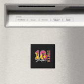 Mädchen 10 Doppelziffern 10. Geburtstag Eiscreme S Magnet (In Situ (Geschirrspüler))