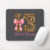 Mädchen 13. Geburtstag Rosa Kokette Schleife Mousepad (Mit Mouse)