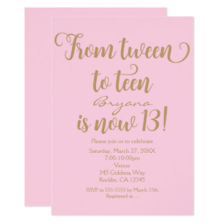 13 Geburtstag Einladungen Zazzle.de