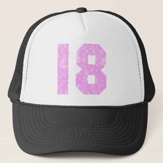 Mädchen-18. Geburtstags-Geschenke Truckerkappe (Vorderseite)