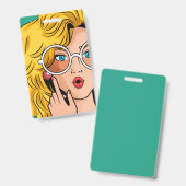 Mädchen #1 ausweis (Front & Back)