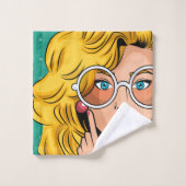 Mädchen #1 badhandtuch set (Waschlappen)