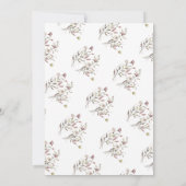 Mädchen 1. Geburtstag | onderful Einladung (Rückseite)