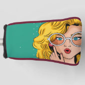 Mädchen #1 golf headcover (Vorderseite)