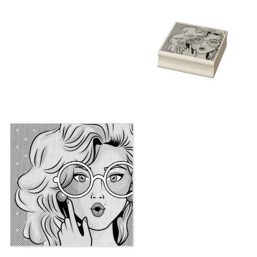 Mädchen #1 gummistempel (Stempel)