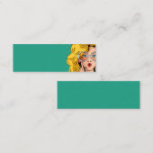 Mädchen #1 mini visitenkarte (Vorne/Hinten)