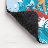 Mädchen 1 Mousepad (Ecke)