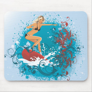 Mädchen 1 Mousepad
